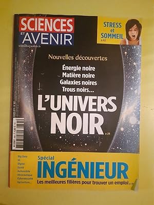 Bild des Verkufers fr Sciences Et Avenir N865 L'Univers Noir Mars 2019 zum Verkauf von Dmons et Merveilles