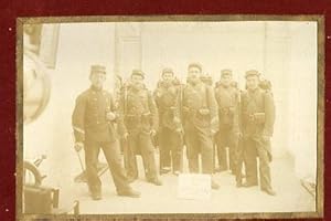 Ancienne photo de la 3eme Escouade du 21e Manoeuvres Militaires