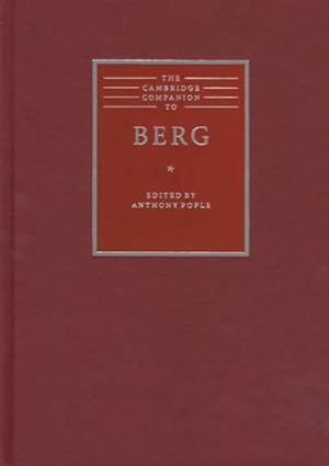 Immagine del venditore per Cambridge Companion to Berg venduto da GreatBookPrices
