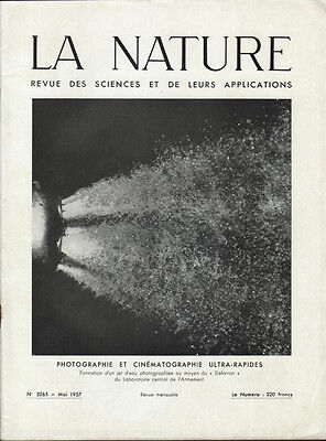 LA NATURE n3265 PHOTOGRAPHIE ULTRA-RAPIDES