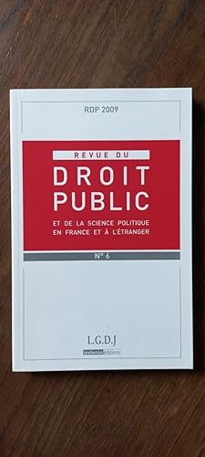 RDP Revue Du Droit Public n6 l g d j