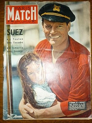 Paris Match n383 suez eddie constantine 11 Août 1956