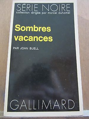 Bild des Verkufers fr Sombres vacances gallimard Srie Noire n1596 zum Verkauf von Dmons et Merveilles