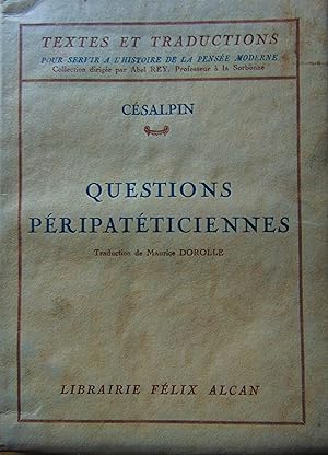 Questions Péripatéticiennes