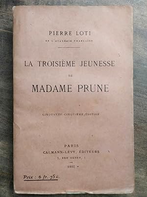 Seller image for Pierre loti La troisime jeunesse de Madame prune for sale by Dmons et Merveilles