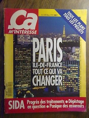 Bild des Verkufers fr a m'intresse Paris l'le de france Tout ce qui va changer Mars 1990 zum Verkauf von Dmons et Merveilles