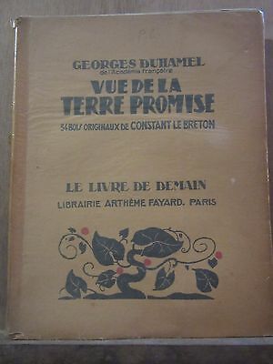 Bild des Verkufers fr Vue de la Terre Promise Bois Le Breton Livre de Demain zum Verkauf von Dmons et Merveilles