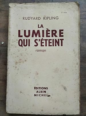 Seller image for La lumire qui s'teint Albin michel for sale by Dmons et Merveilles