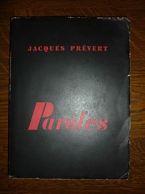 Imagen del vendedor de Jacques prvert paroles nrf le Point du jour a la venta por Dmons et Merveilles