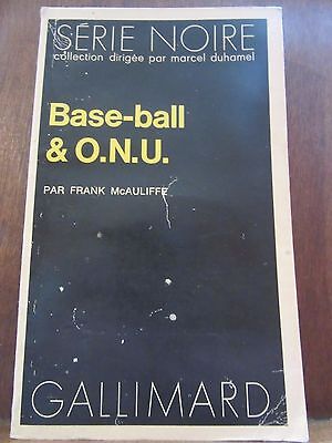 Seller image for base ball o n u Gallimard Srie Noire n1495 for sale by Dmons et Merveilles