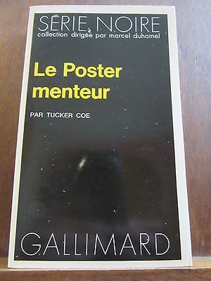 Seller image for Le Poster menteur Gallimard Srie Noire n1590 for sale by Dmons et Merveilles