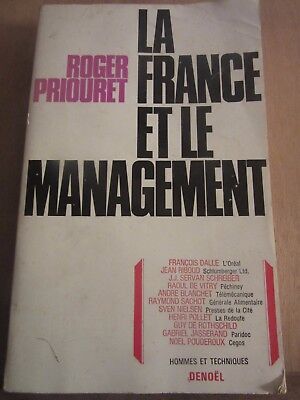 Seller image for Roger priouret La France et le management for sale by Dmons et Merveilles