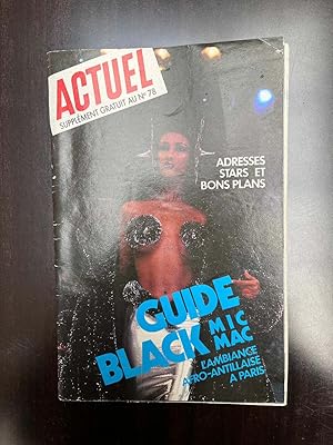 Image du vendeur pour Actuel supplmnt au n78 - Guide black mis en vente par Dmons et Merveilles