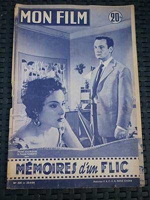 Image du vendeur pour Mon film n505 Avril 1956 Pascal roberts Mmoires d'un flic mis en vente par Dmons et Merveilles