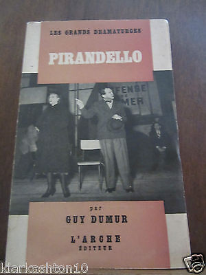 Imagen del vendedor de Guy dumur Pirandello les grands dramaturges a la venta por Dmons et Merveilles