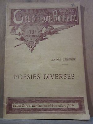 Image du vendeur pour Posies diverses Nouvelle Bibliothque Populaire n5 mis en vente par Dmons et Merveilles