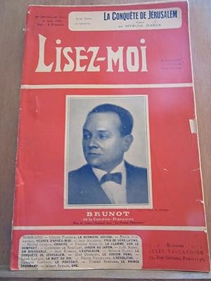 Image du vendeur pour lisez moi n200 25 Aot 1930 La conqute de Jrusalem mis en vente par Dmons et Merveilles