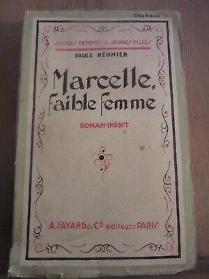Seller image for marcelle faible femme a cie for sale by Dmons et Merveilles