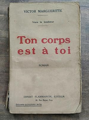 Seller image for Ton corps est  toi flammarion for sale by Dmons et Merveilles