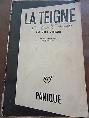 Seller image for la teigne Nrf Collection Panique n17 for sale by Dmons et Merveilles