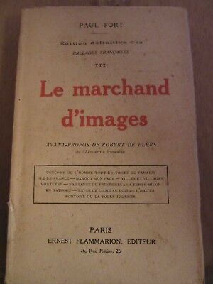 Image du vendeur pour Ballades franaises iii la marchand d'images Ernest flammarion mis en vente par Dmons et Merveilles