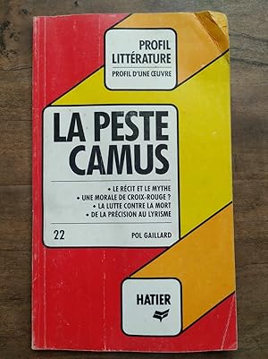 Seller image for Profil littrature Profil d'une oeuvre La Peste camus hatier for sale by Dmons et Merveilles