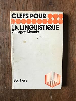 Imagen del vendedor de La Linguistique a la venta por Dmons et Merveilles