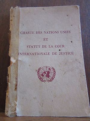 Image du vendeur pour Charte des Nations Unies et Statut de la Cour Internationale de Justice mis en vente par Dmons et Merveilles