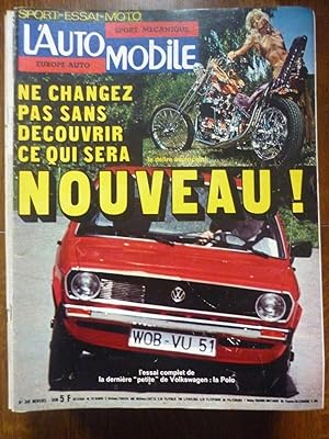 L'Automobile n348 La Polo mensuel Juin 1975