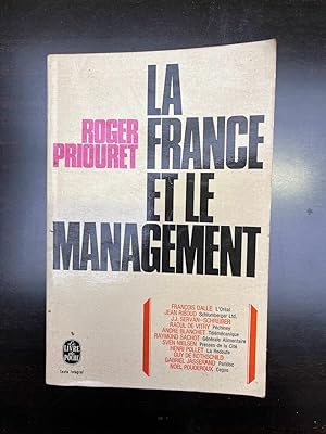 Imagen del vendedor de La France et le management a la venta por Dmons et Merveilles