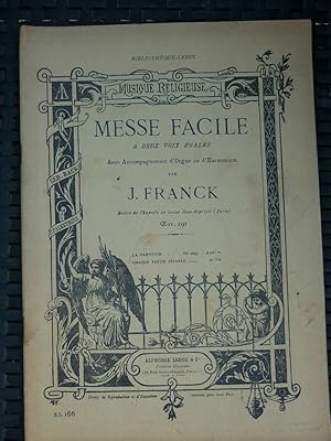 messe facile à deux voix égales par j franck cie