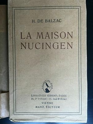 Seller image for h De balzac La maison nucingen Vienne Manz for sale by Dmons et Merveilles