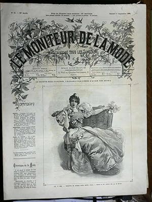 Bild des Verkufers fr Le Moniteur de la mode N 35 52 anne Samedi 1 Septembre 1894 zum Verkauf von Dmons et Merveilles