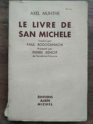 Bild des Verkufers fr Le livre de San michele Albin Michel zum Verkauf von Dmons et Merveilles