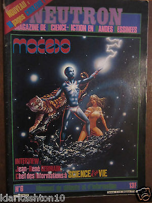 Image du vendeur pour neutron magazine de science fiction en bandes dessinees N 6 1980 mis en vente par Dmons et Merveilles