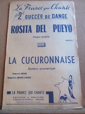 Pasos-dobles Rosita del Pueyo Brassey-La Cucuronnaise Bressier Bressier