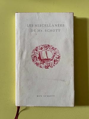 Imagen del vendedor de Les miscellanes de mr schott a la venta por Dmons et Merveilles