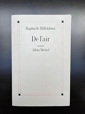 Seller image for De l'air Albin michel for sale by Dmons et Merveilles