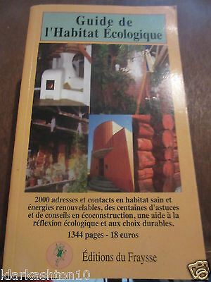 Image du vendeur pour Guide de l'Habitat cologique mis en vente par Dmons et Merveilles