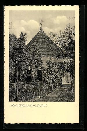 Bild des Verkufers fr Ansichtskarte Berlin-Zehlendorf, Die Alte Dorfkirche zum Verkauf von Bartko-Reher