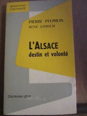Seller image for Pierre pflimlin ren uhrich destin et volont for sale by Dmons et Merveilles