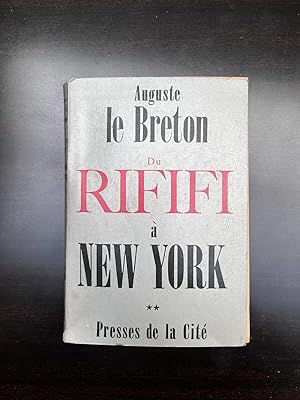 Imagen del vendedor de Du Rififi  New york Tome 2 Presses de la cit a la venta por Dmons et Merveilles