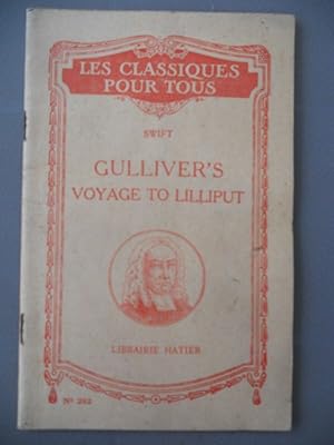 Bild des Verkufers fr swift Gulliver's voyage to lilliput Librairie hatier Les Classiques pour tous zum Verkauf von Dmons et Merveilles