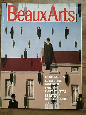 Imagen del vendedor de Beaux Arts n104 Septembre 1992 a la venta por Dmons et Merveilles