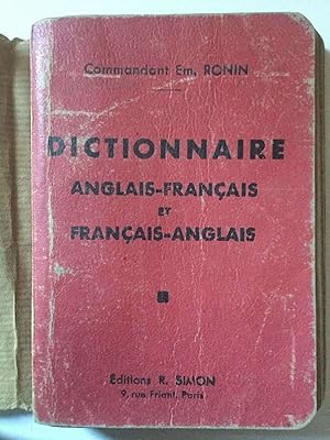 Image du vendeur pour em ronin Dictionnaire anglais franais et r simon mis en vente par Dmons et Merveilles