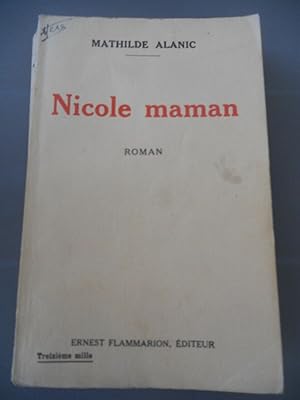 Seller image for Nicole maman Ernest for sale by Dmons et Merveilles