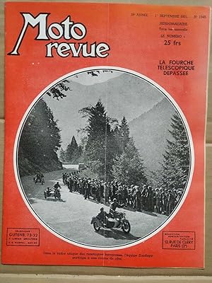 Moto Revue n 1048 La fourche télescopique dépassée 1 Septembre 1951