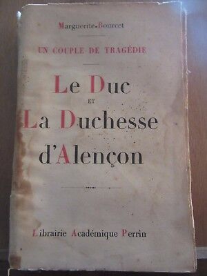 Seller image for marguerite bourcet un couple de tragdie Le Duc et la Duchesse d'Alenon lap for sale by Dmons et Merveilles