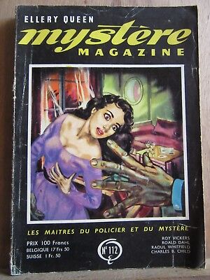 Seller image for Mystre Magazine n112 Mai 1957 Roy vickers roald dahl for sale by Dmons et Merveilles