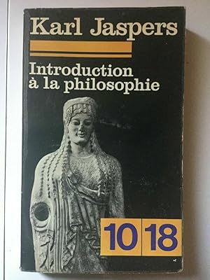 Imagen del vendedor de Introduction  la philosophie plon a la venta por Dmons et Merveilles